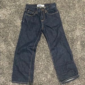 Old Navy Boys Loose Fit Jeans Size 7 Dark Wash